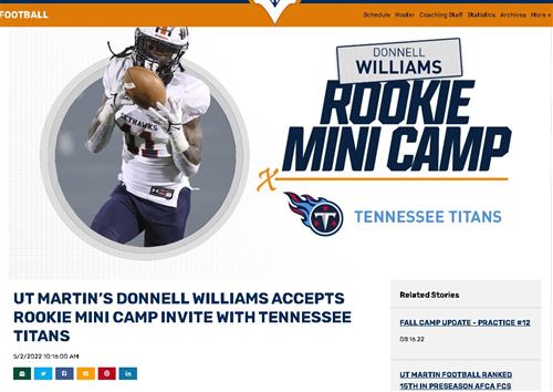 Donnell Williams - Tennessee Titans